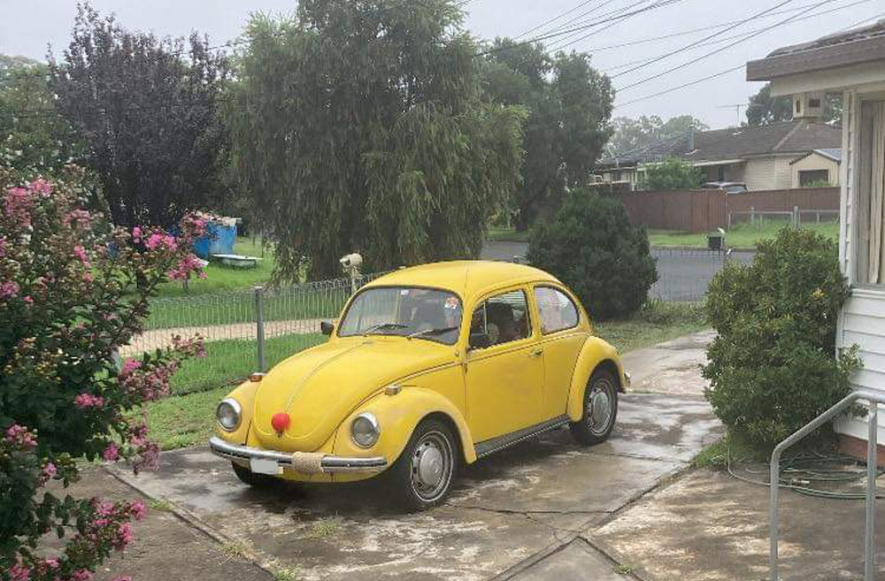 Yellow 72 VW Bug, a 1302 model