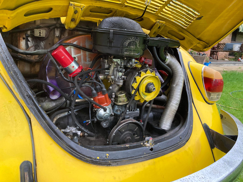 VW Super Bug engine is a 1600cc