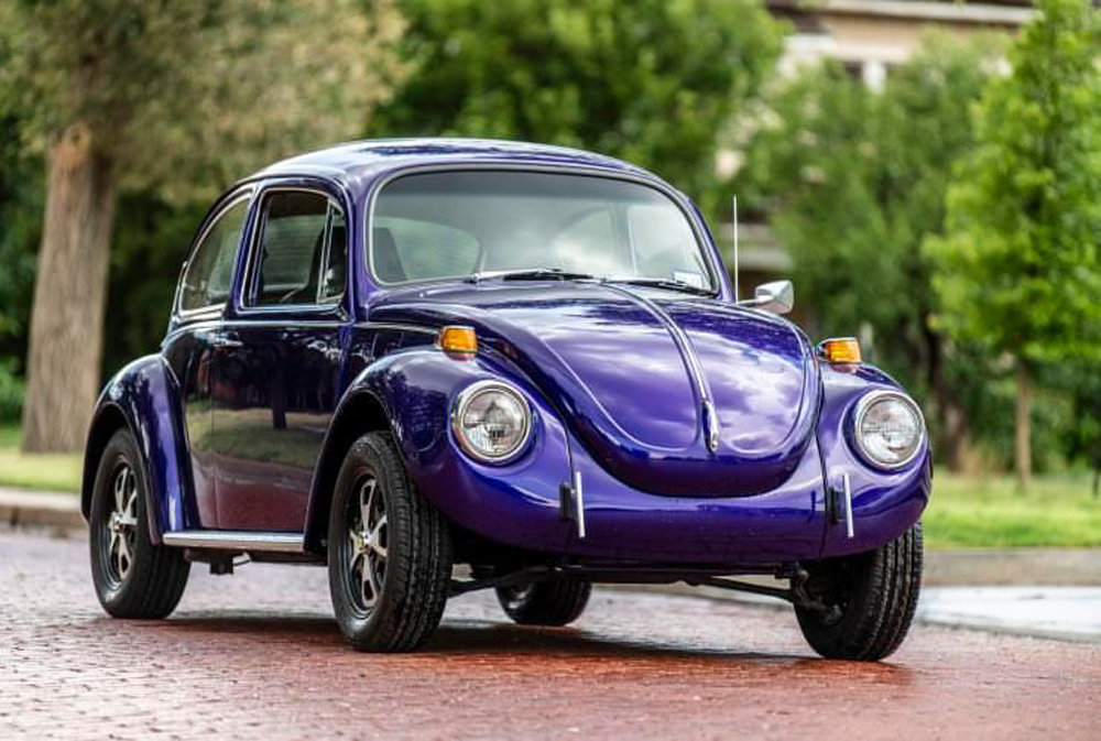 1971 Super Beetle in blue fully restored