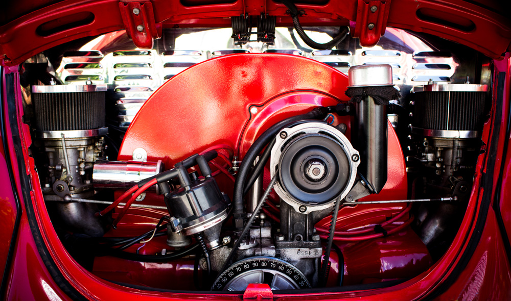 1975 Super Beetle engine