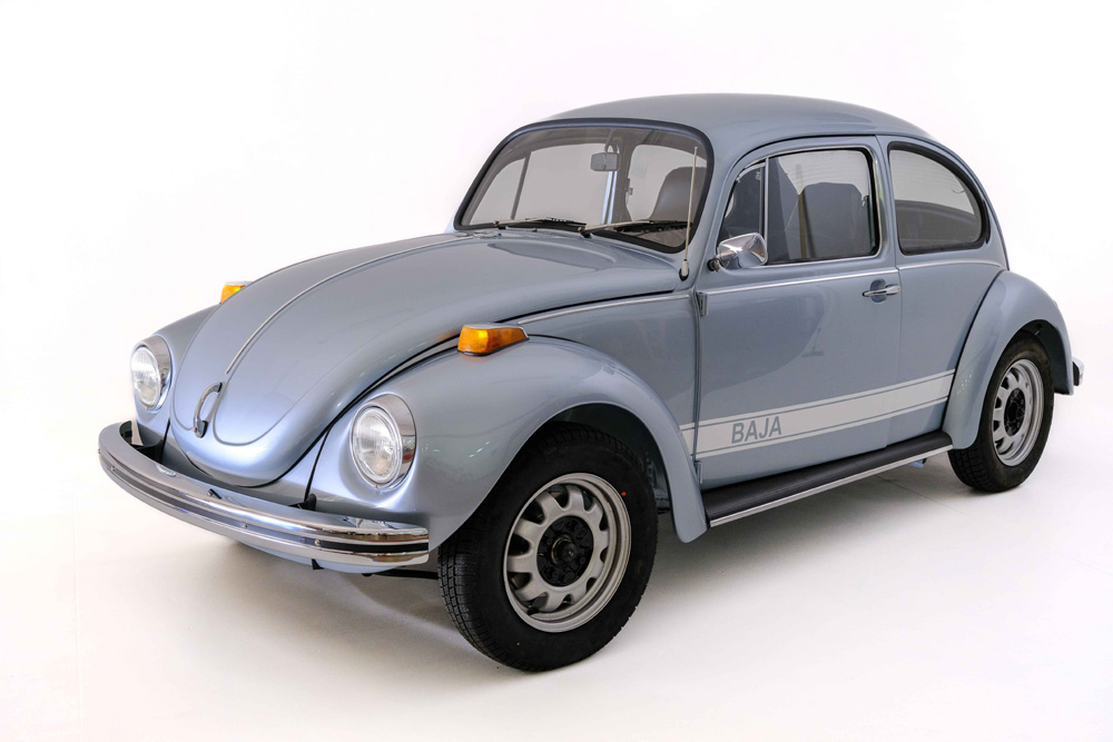 Baja Bug in blue with stripe