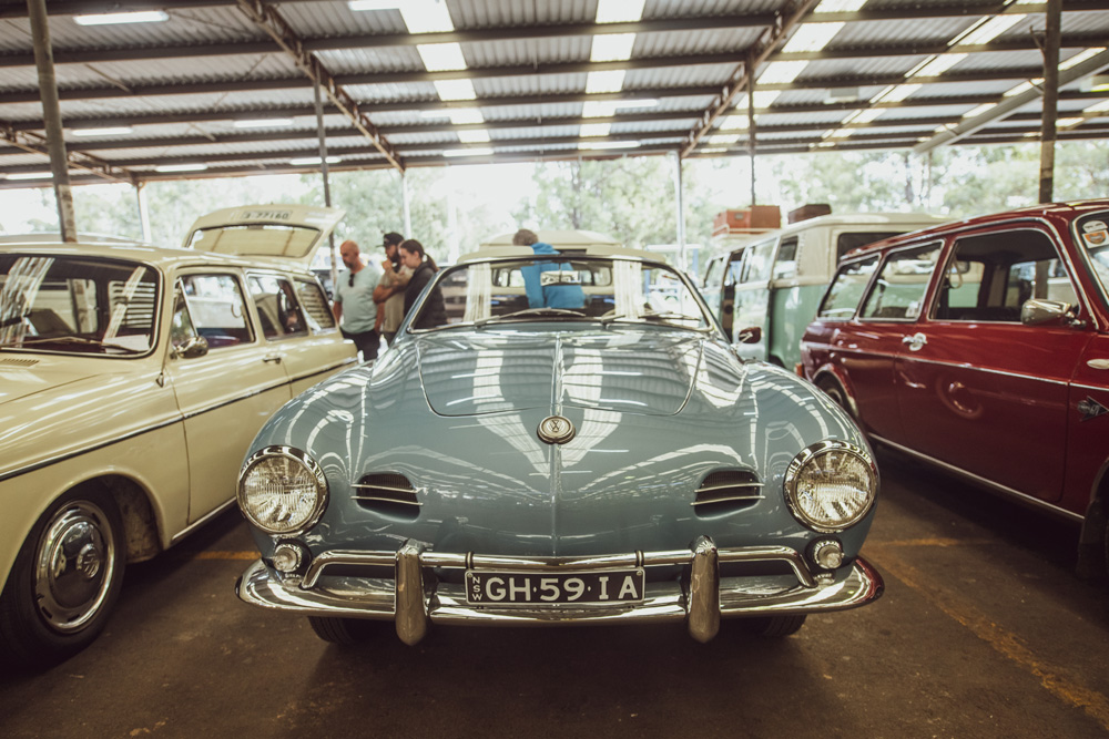 Karmann Ghia won second place at the event