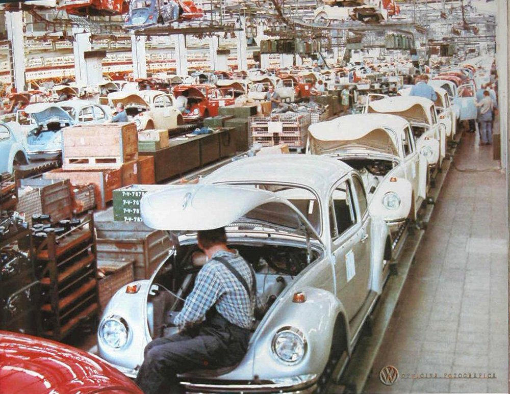 VW 1302 assembly line