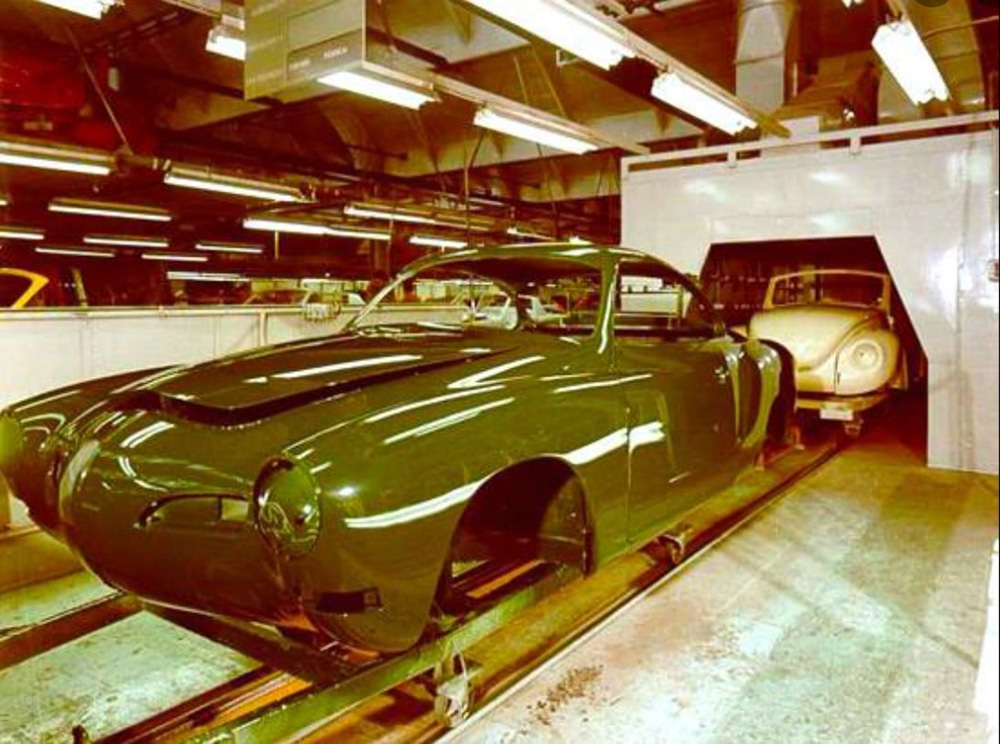 1972 Beetles at shipping port