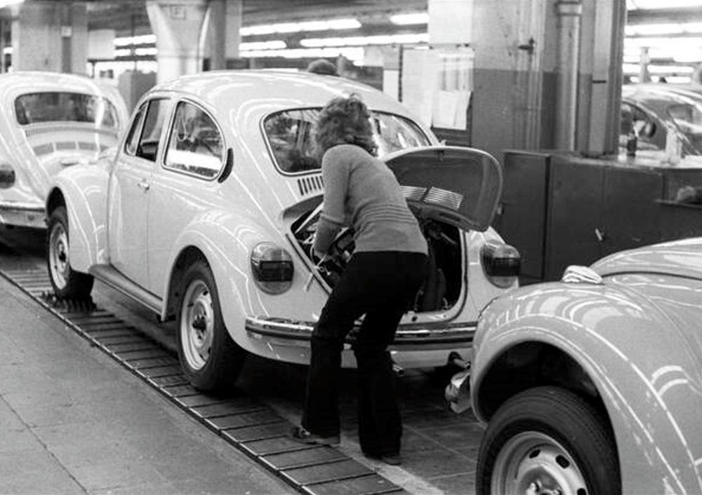 1303 Beetles on the line in Wolfsburg