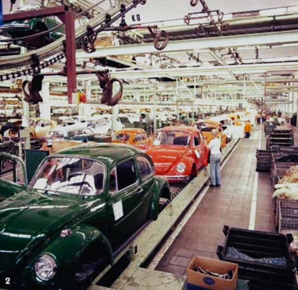 VW 1303 assembly lines at Wolfsburg