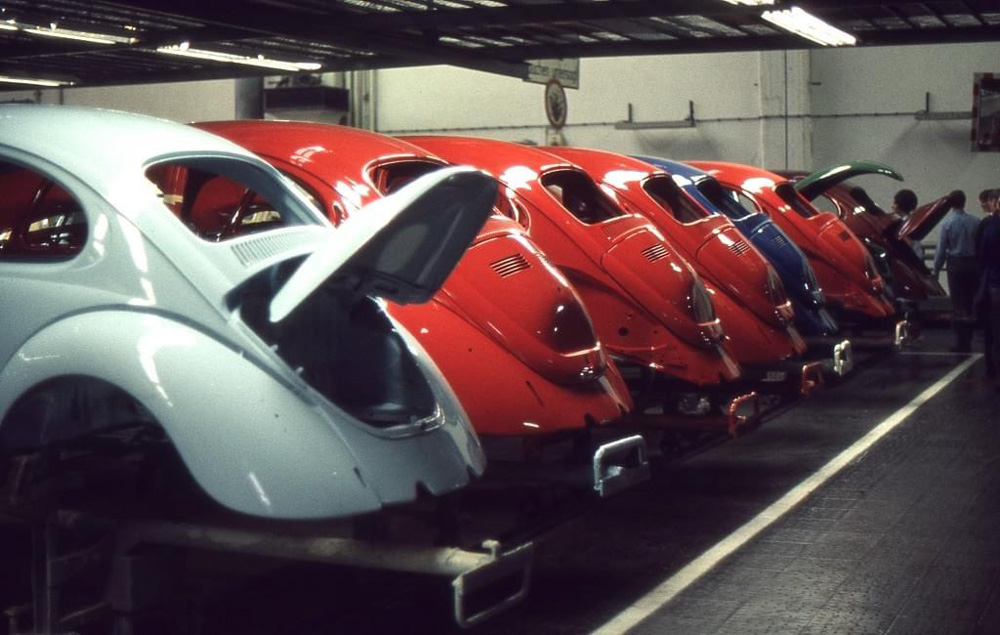 Wolfsburg plant was a colorful place in 1970s
