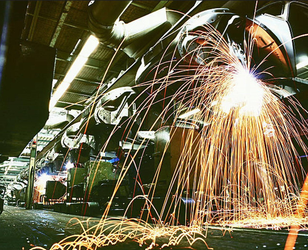 Super Beetle production line picture