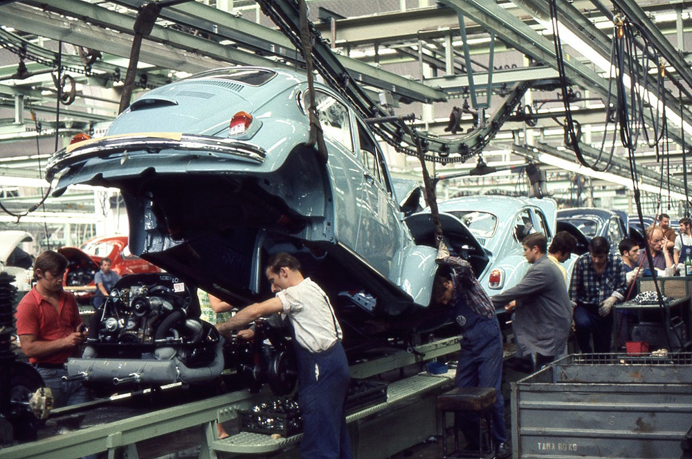 Super Beetle Production Line never stops